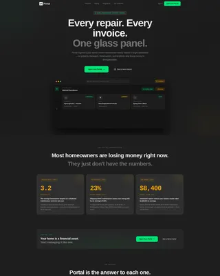 Home Ops Landing Page Template
