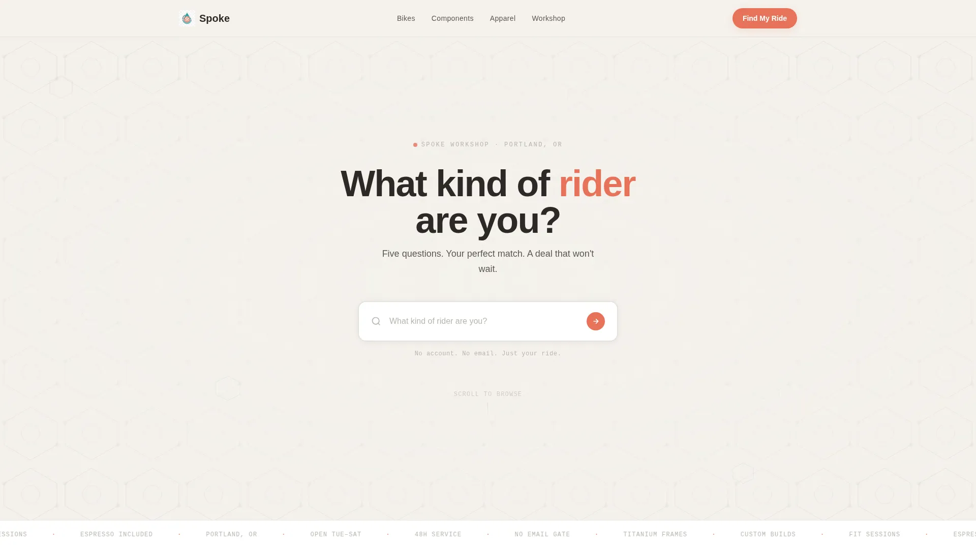 Playful Cycling Shop Quiz Landing Page Template