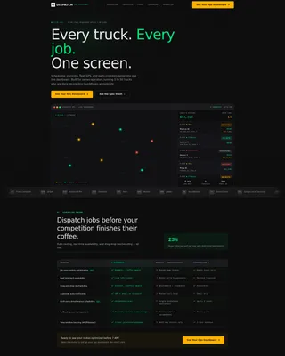 Field Service Landing Page Template