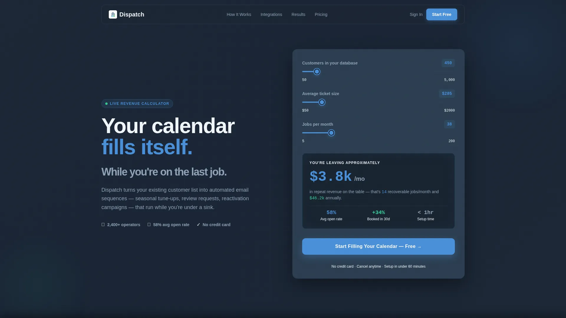 Home Service Landing Page Template