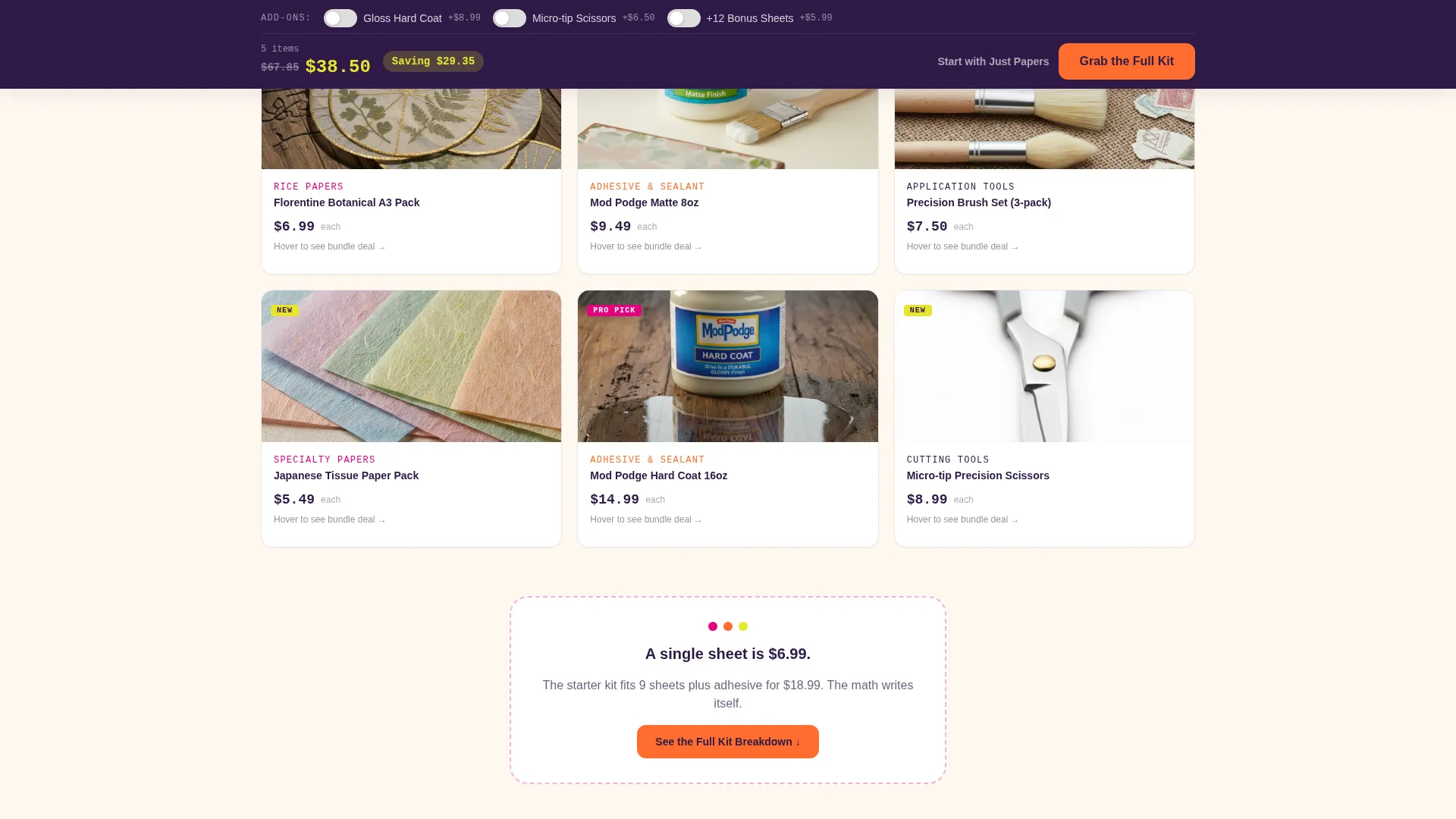 Certified Hobby & Passion Supplies Pre-Launch & Coming Soon Website Template