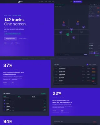Home Services Fleet Management Landing Page Template