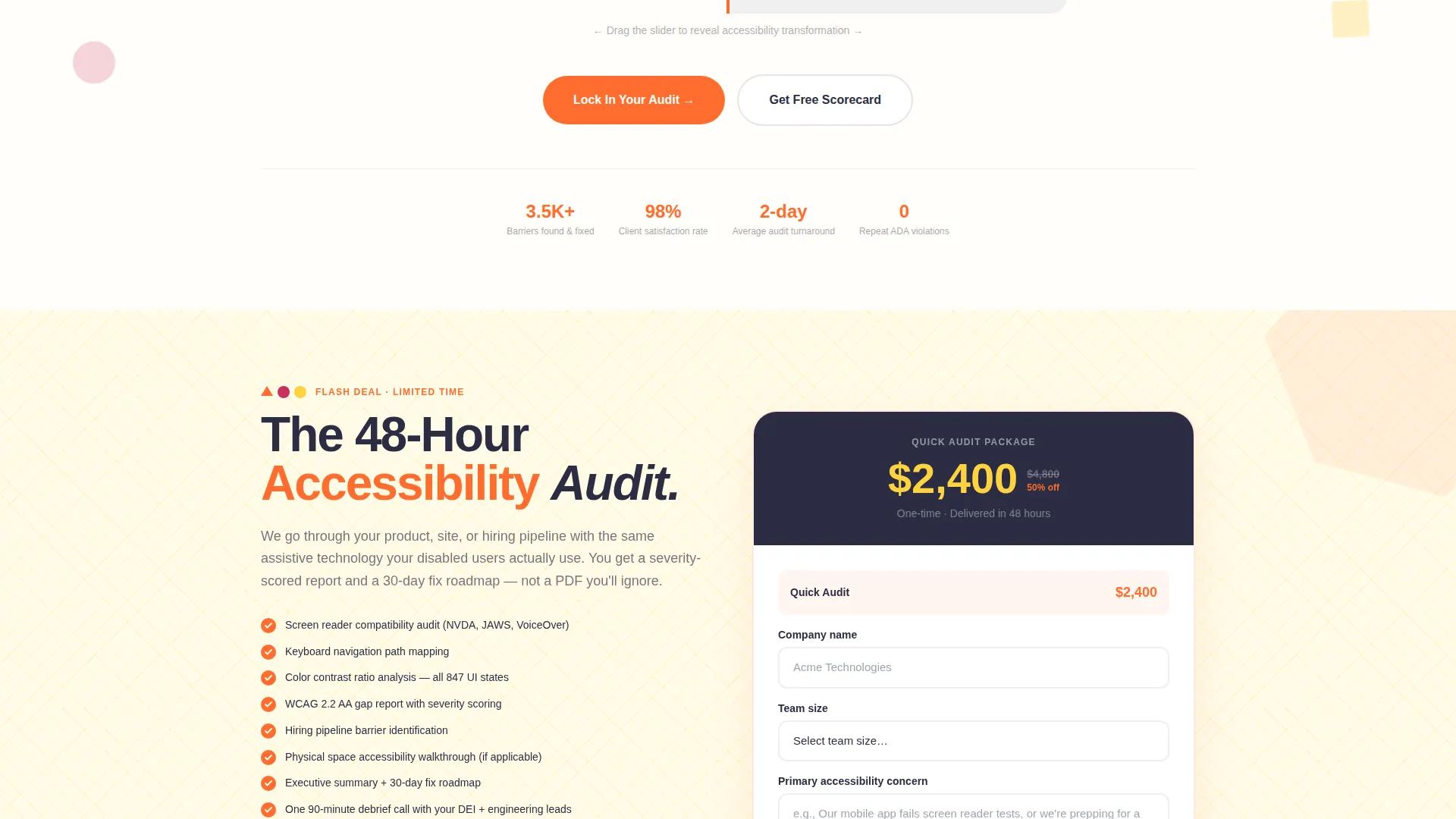 Specialist Disability-Owned Business Pre-Launch & Coming Soon Website Template