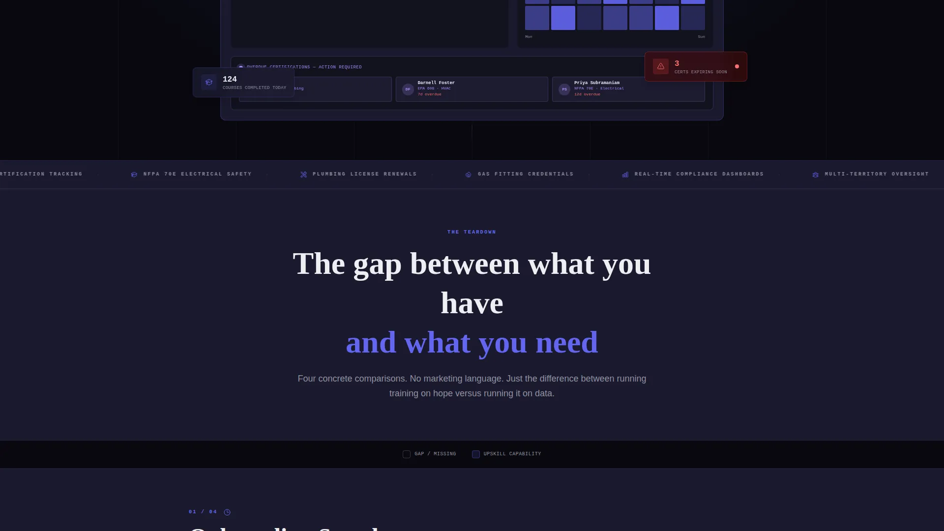 Home Services LMS Landing Page Template