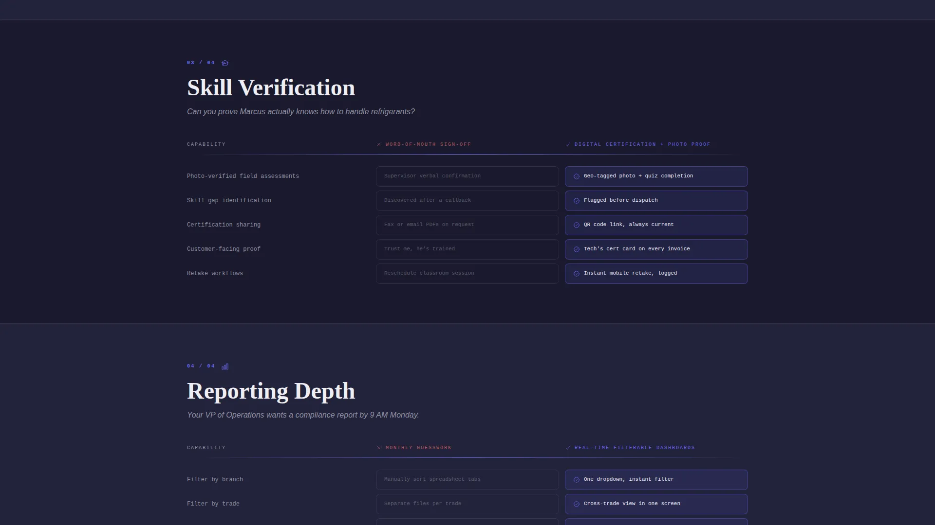 Home Services LMS Landing Page Template