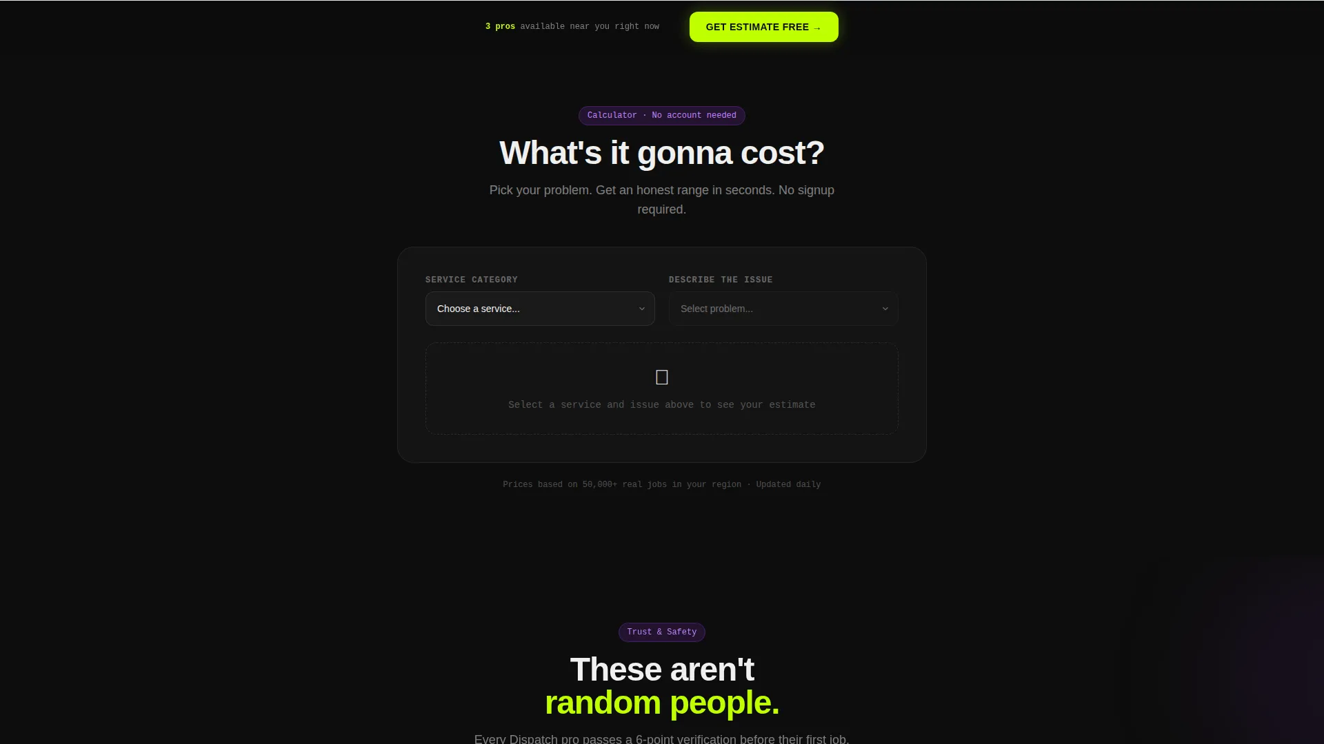 Home Service Landing Page Template