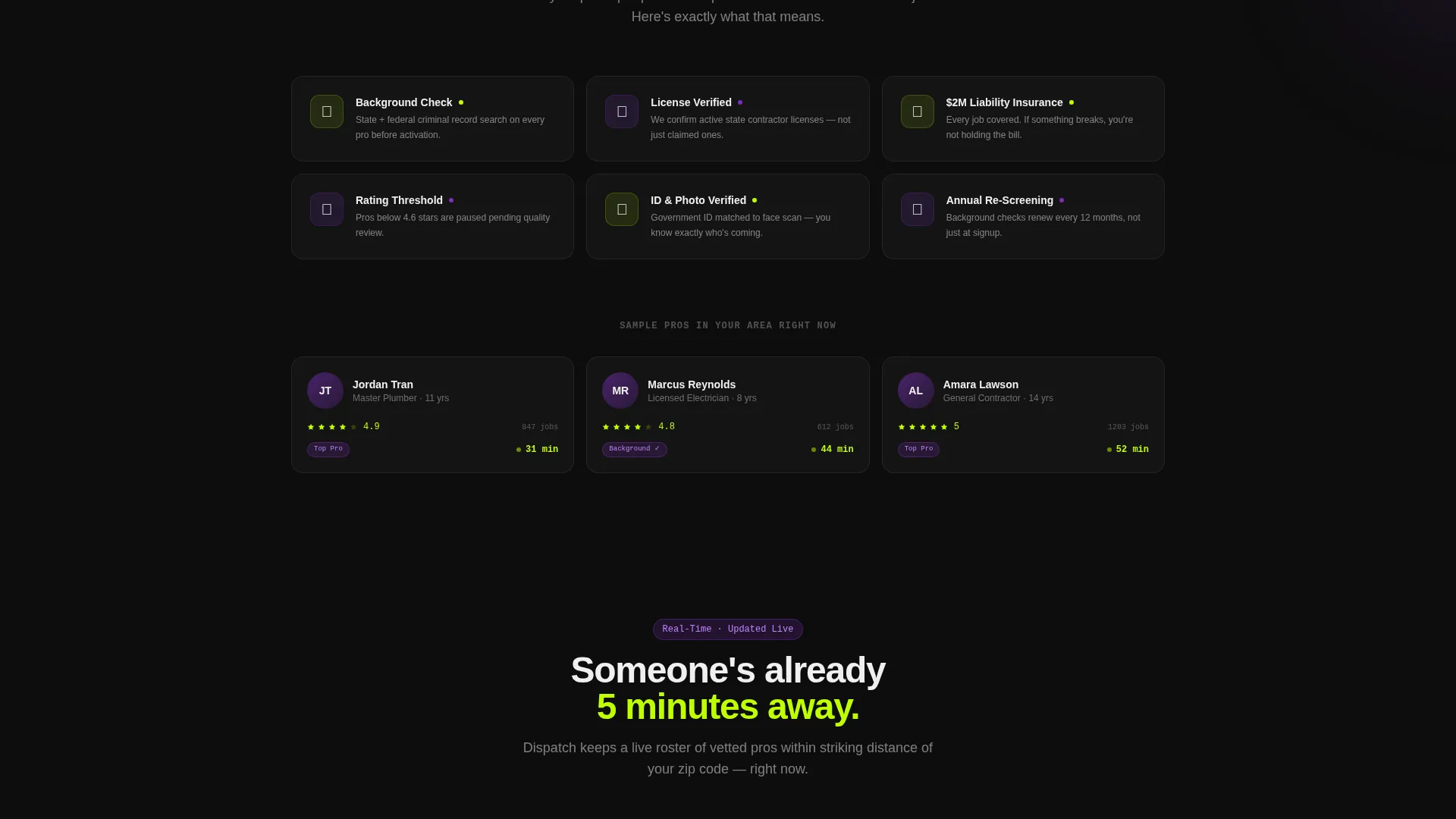 Home Service Landing Page Template