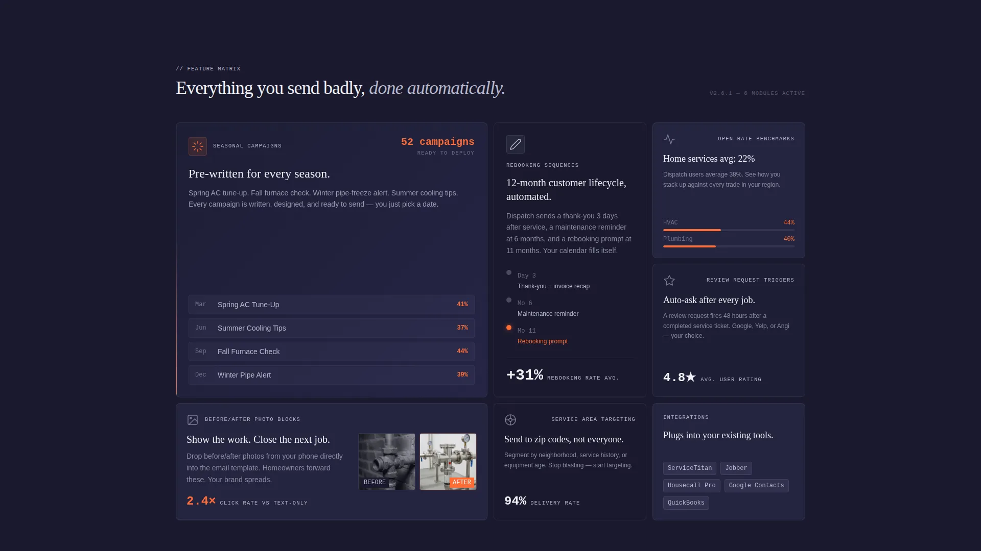 Home Ops Landing Page Template