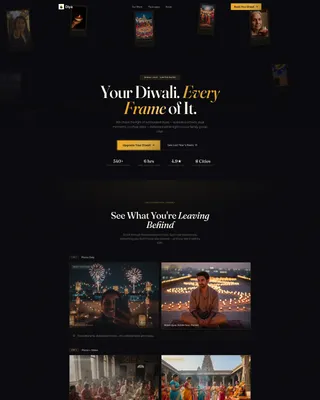Diwali Business Booking Website Template
