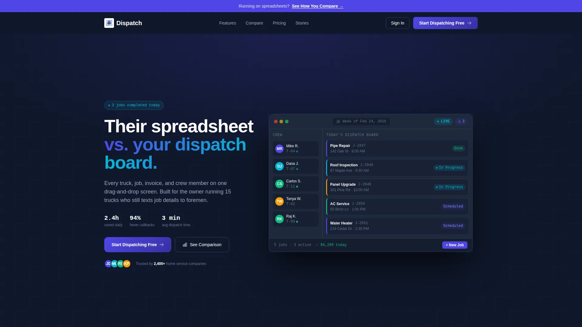 Home Care Landing Page Template