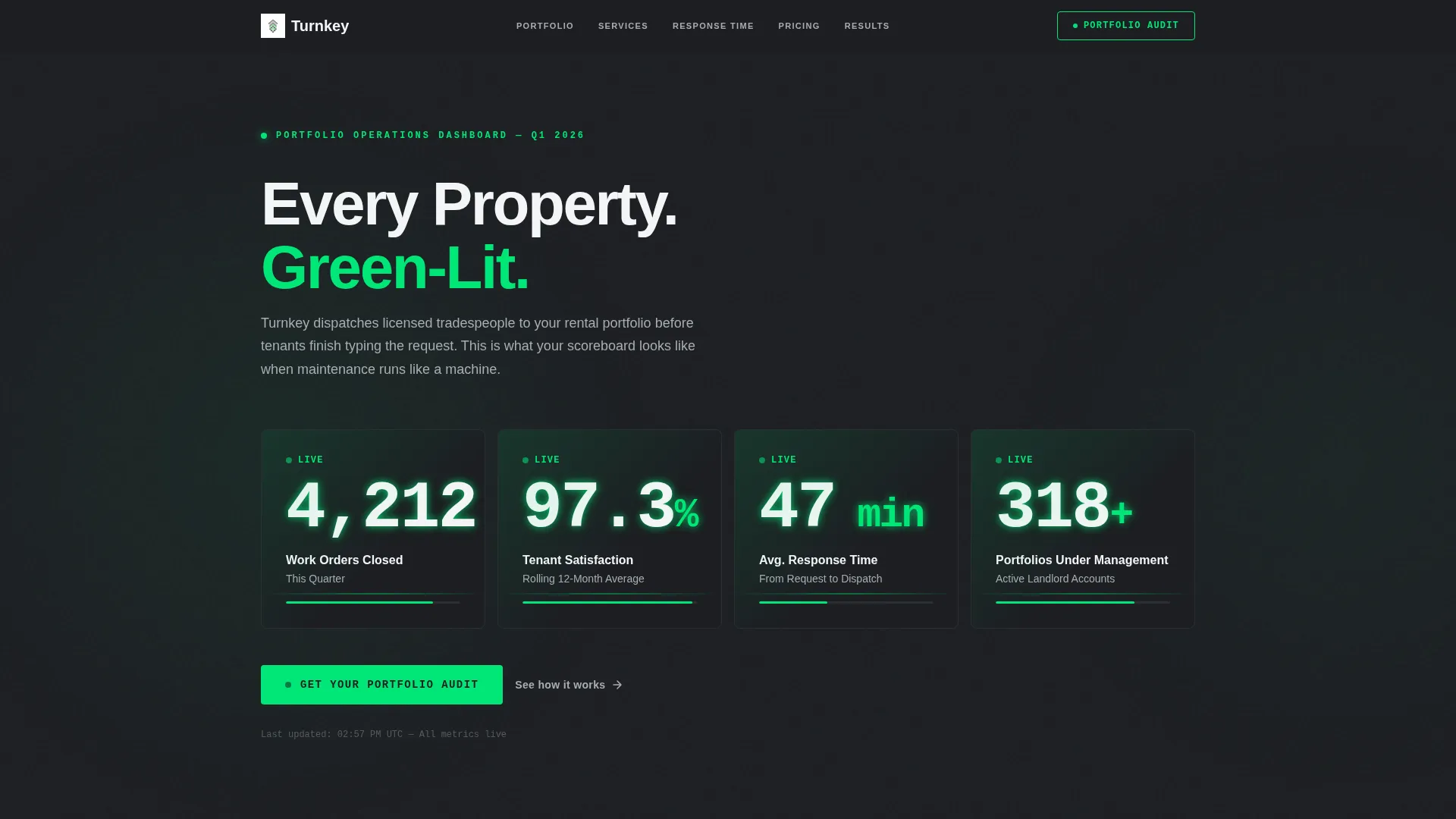 Property Management Landing Page Template