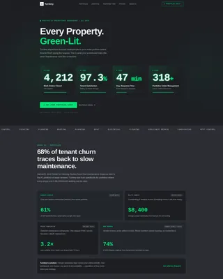Property Management Landing Page Template