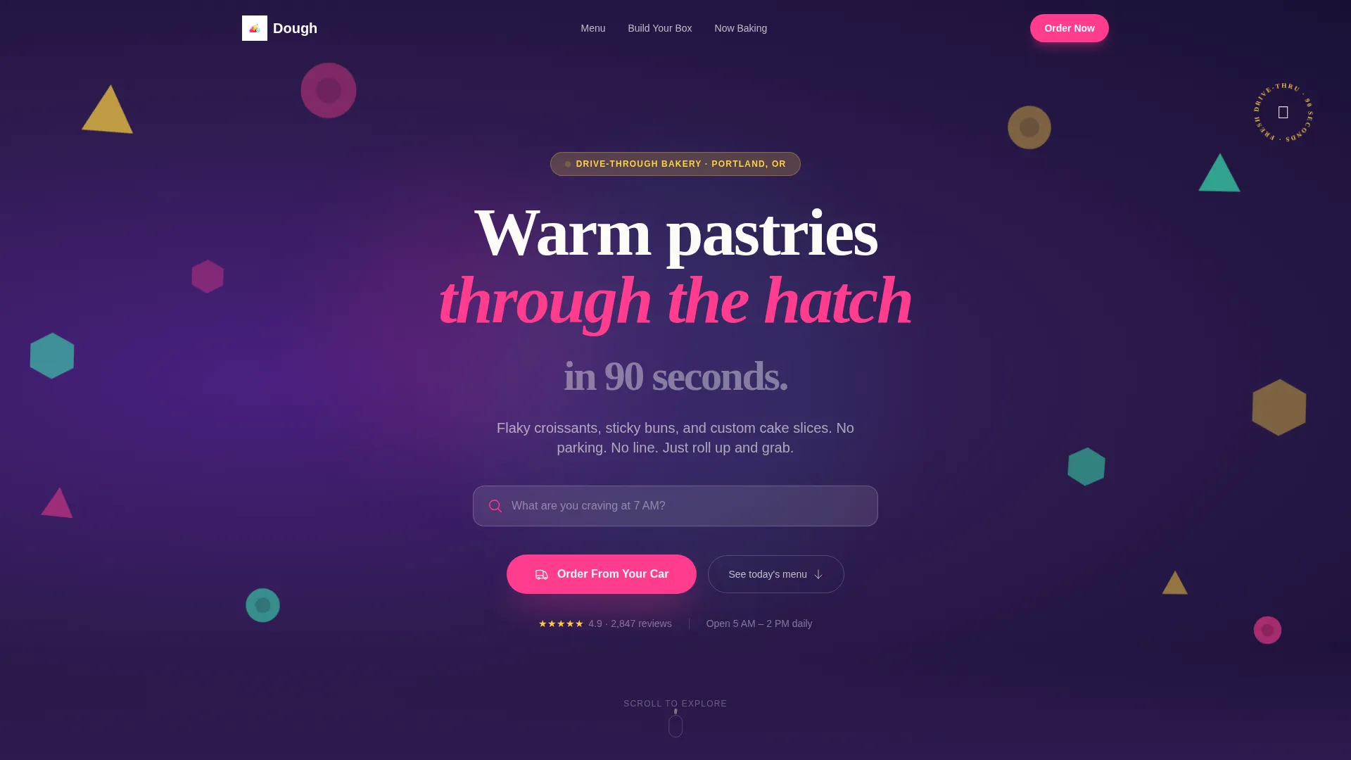 Drive-Through Business Advanced Professional Website Template