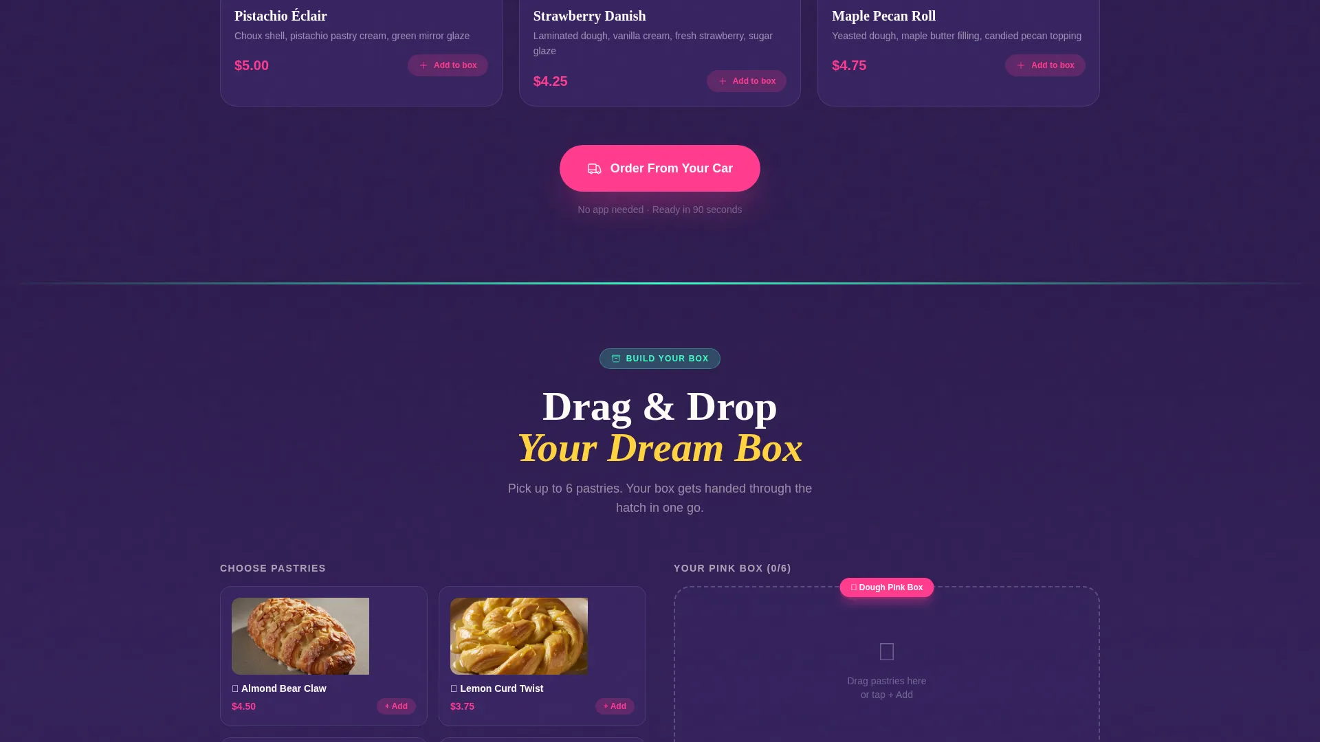 Drive-Through Business Advanced Professional Website Template