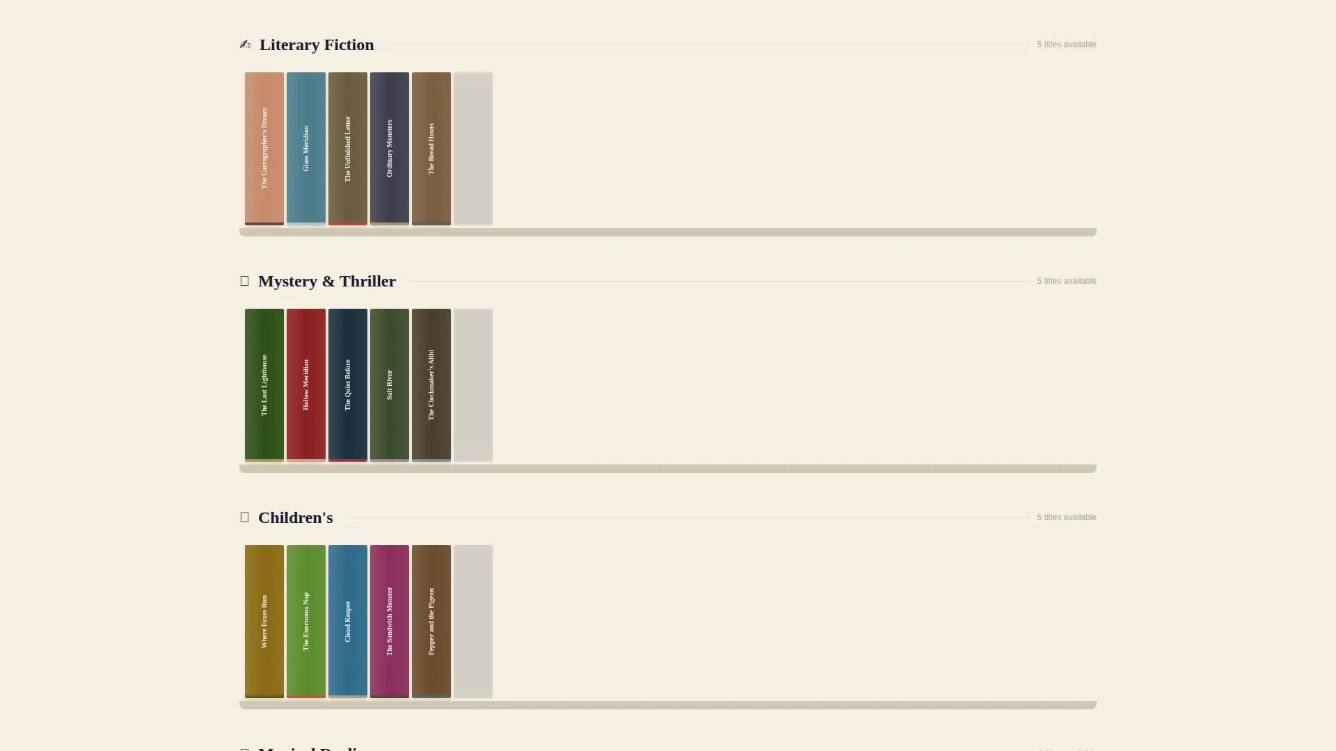 Playful Drive-Through Bookstore Landing Page Template