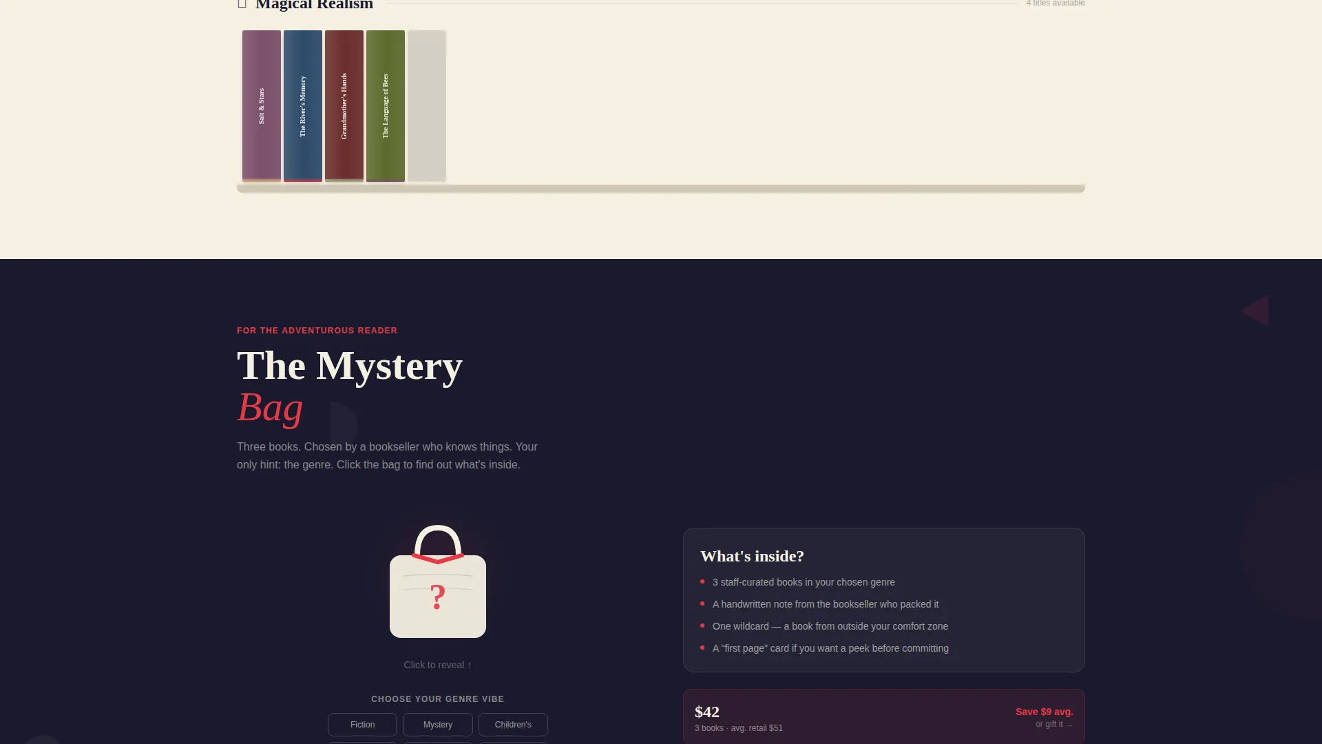 Playful Drive-Through Bookstore Landing Page Template