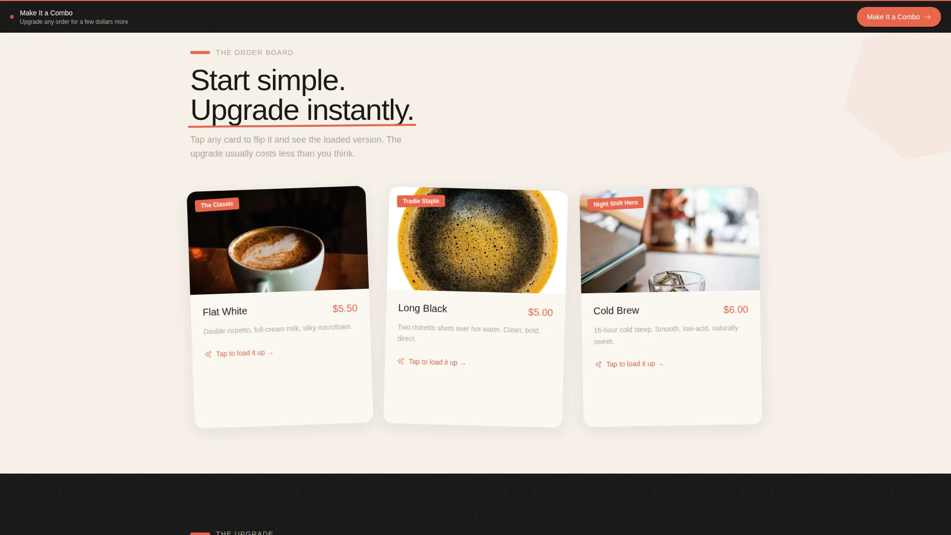 Drive-Through Business Pricing Website Template