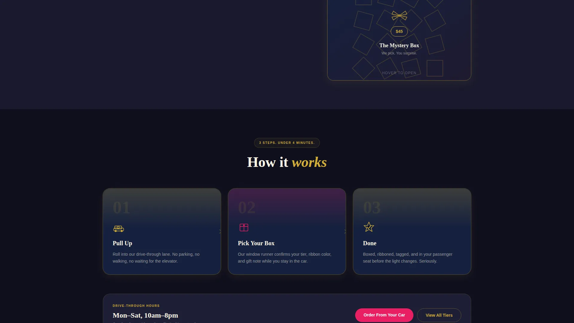 Drive-Through Business Professional Website Template