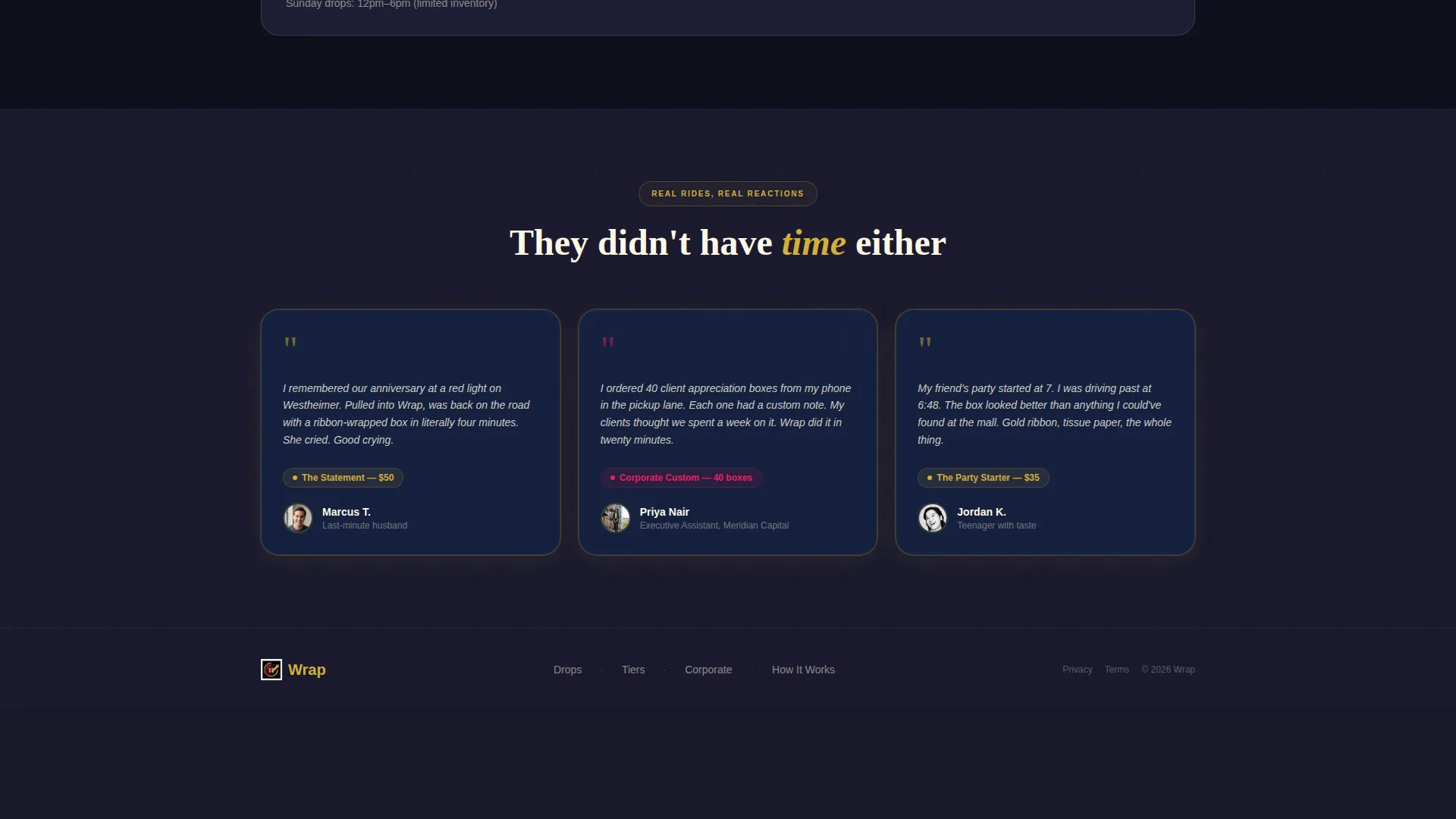 Drive-Through Business Professional Website Template