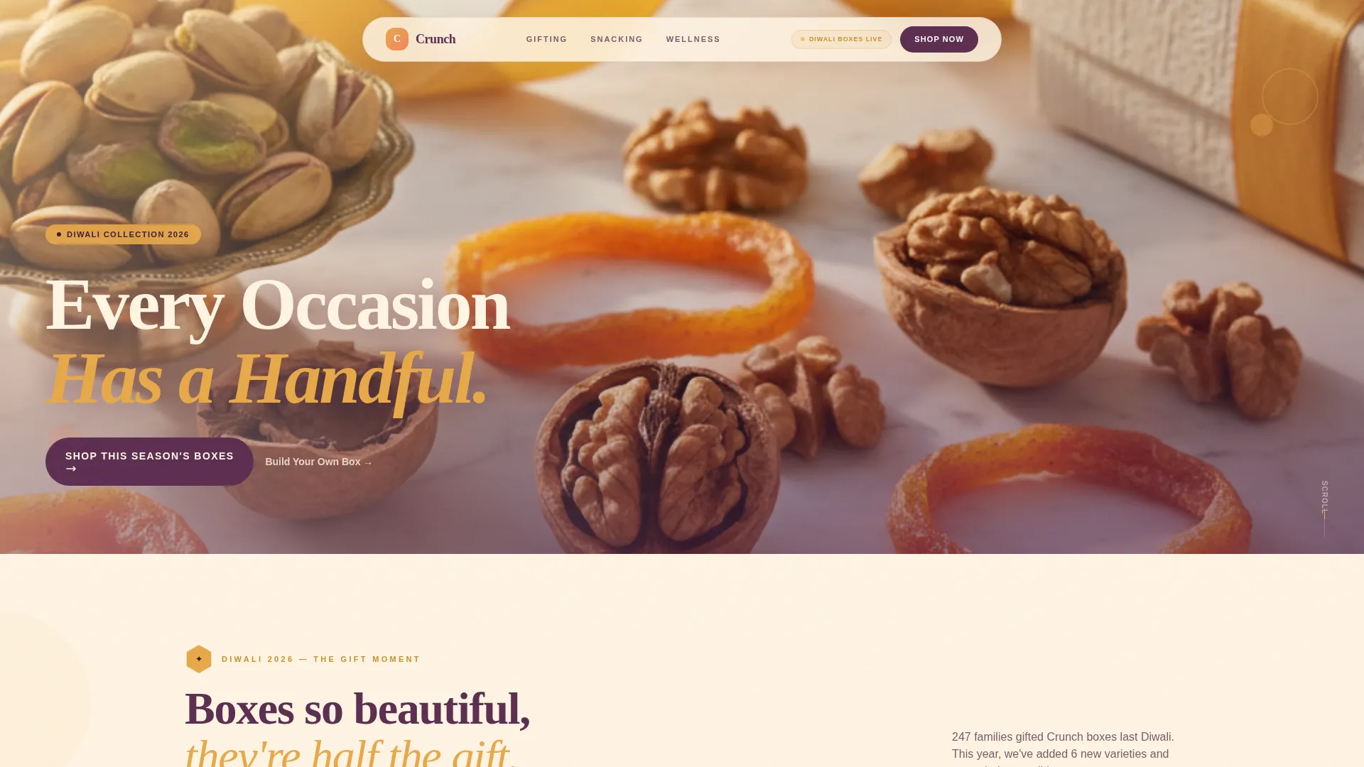 Indian Specialty Retail Professional Website Template
