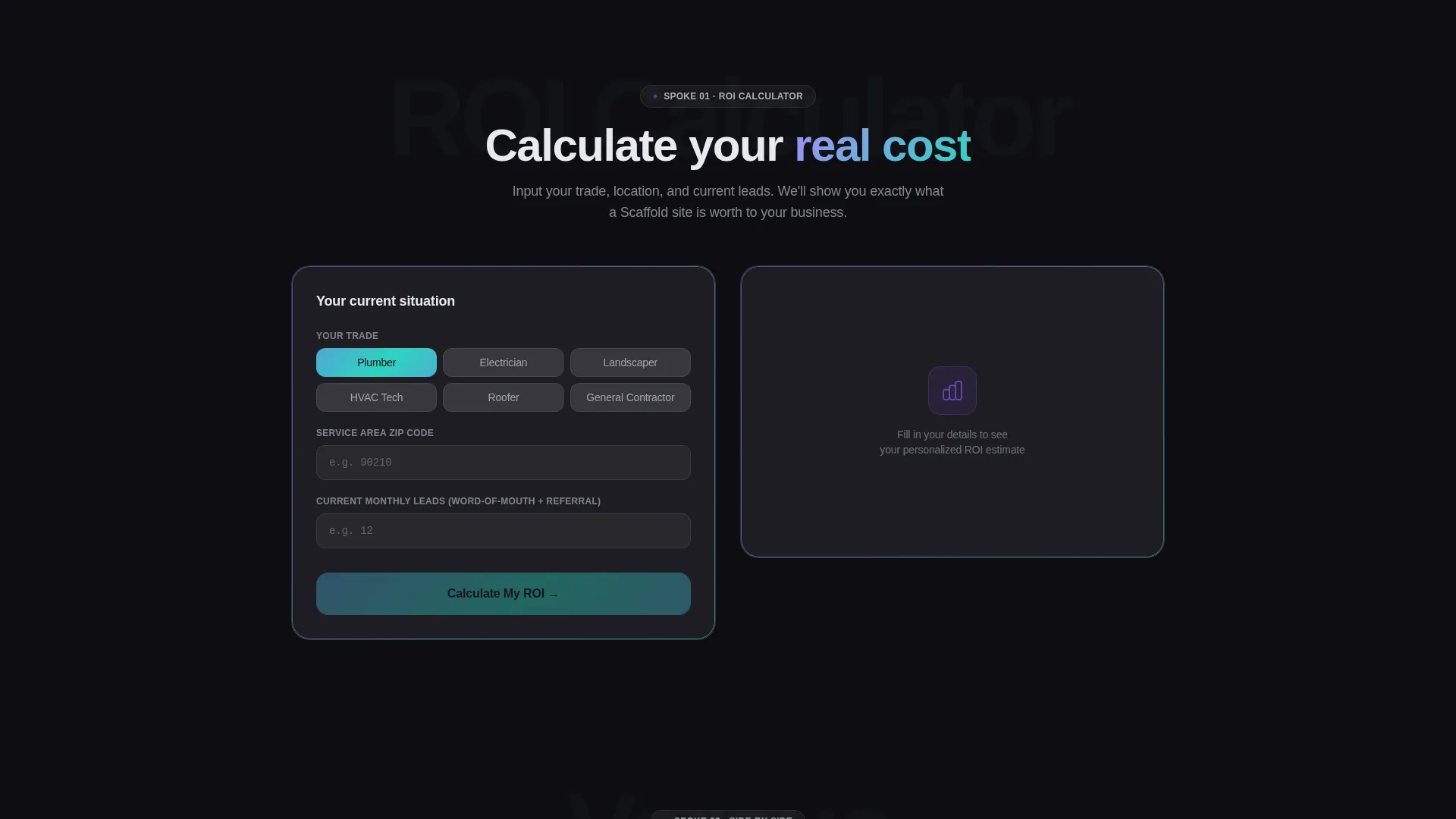 Pro Tradework Landing Page Template