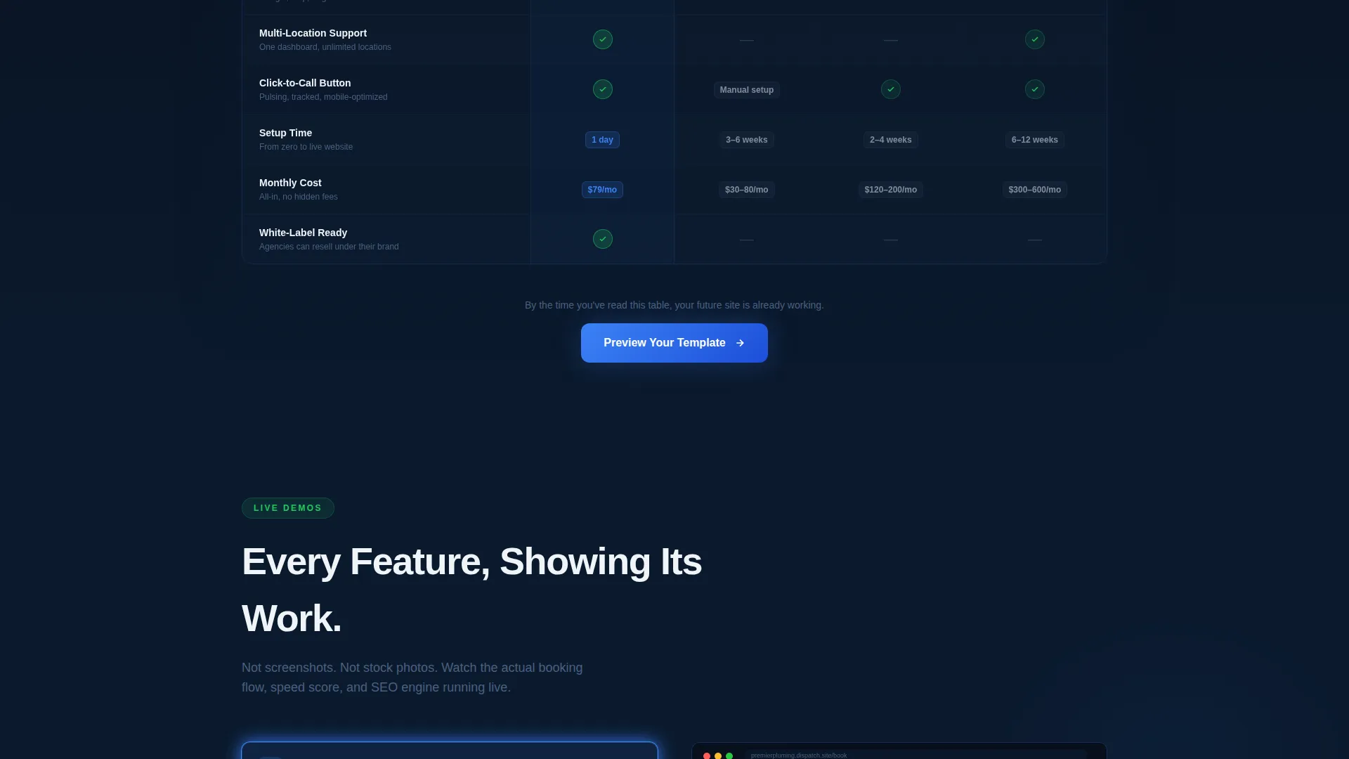 Maintenance Services Landing Page Template