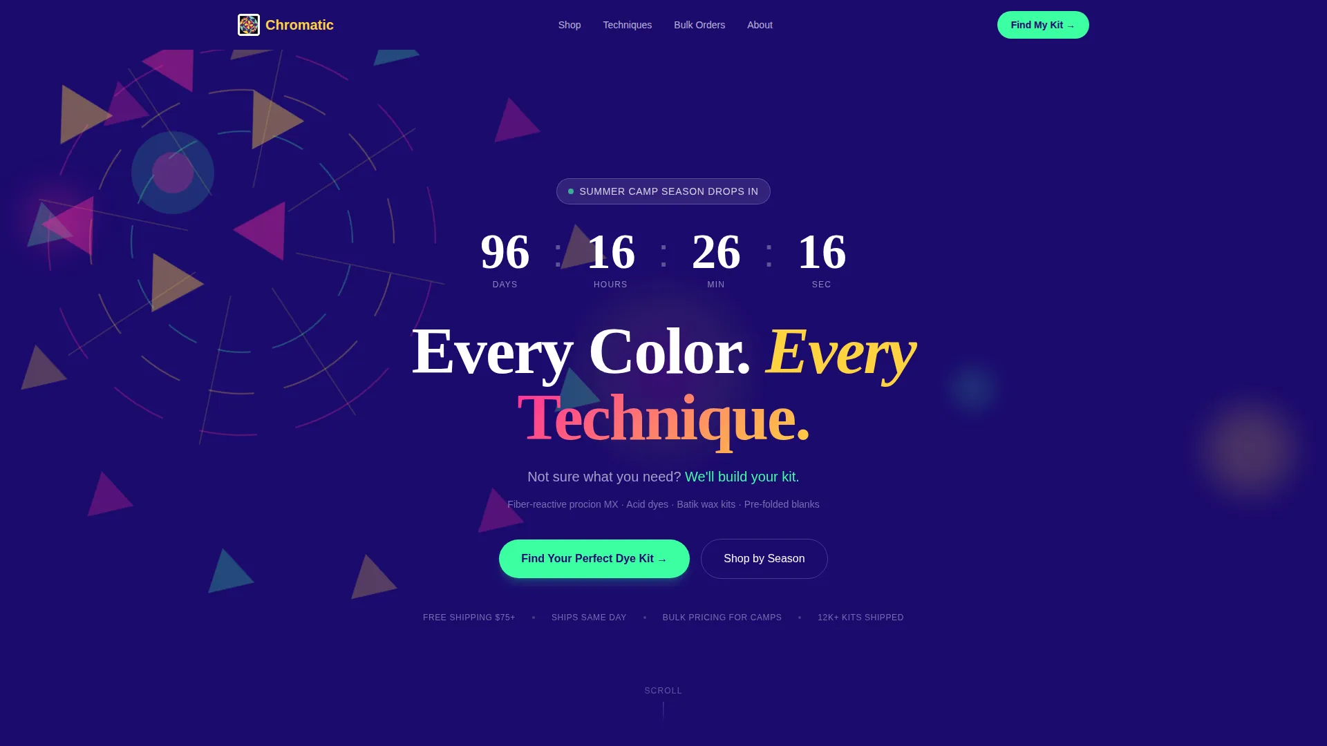Hobby & Passion Supplies Professional Website Template