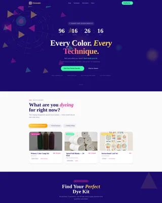 Hobby & Passion Supplies Professional Website Template