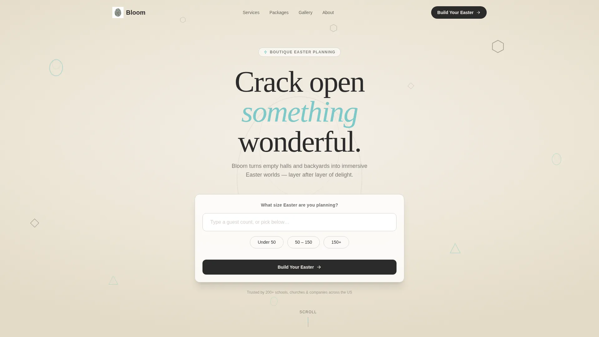 Easter Business Pricing Website Template