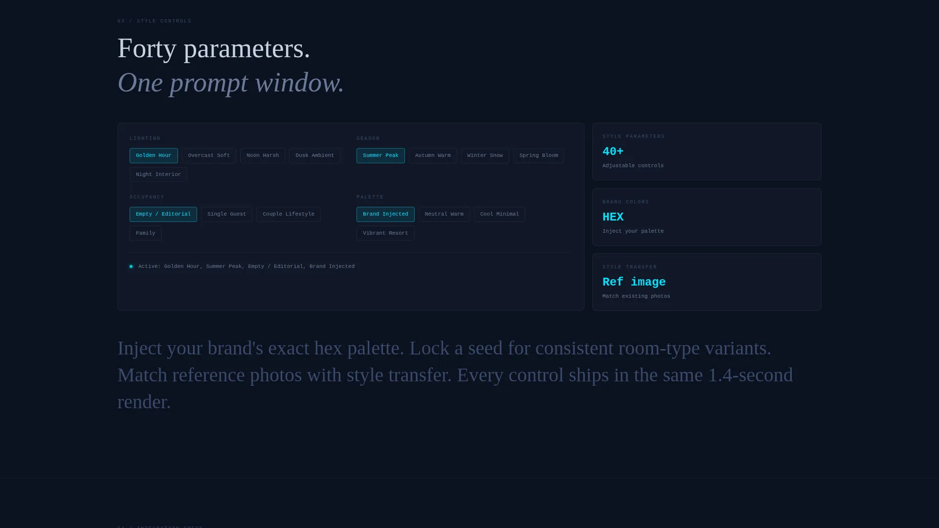 Hospitality AI Image Generator Landing Page Template