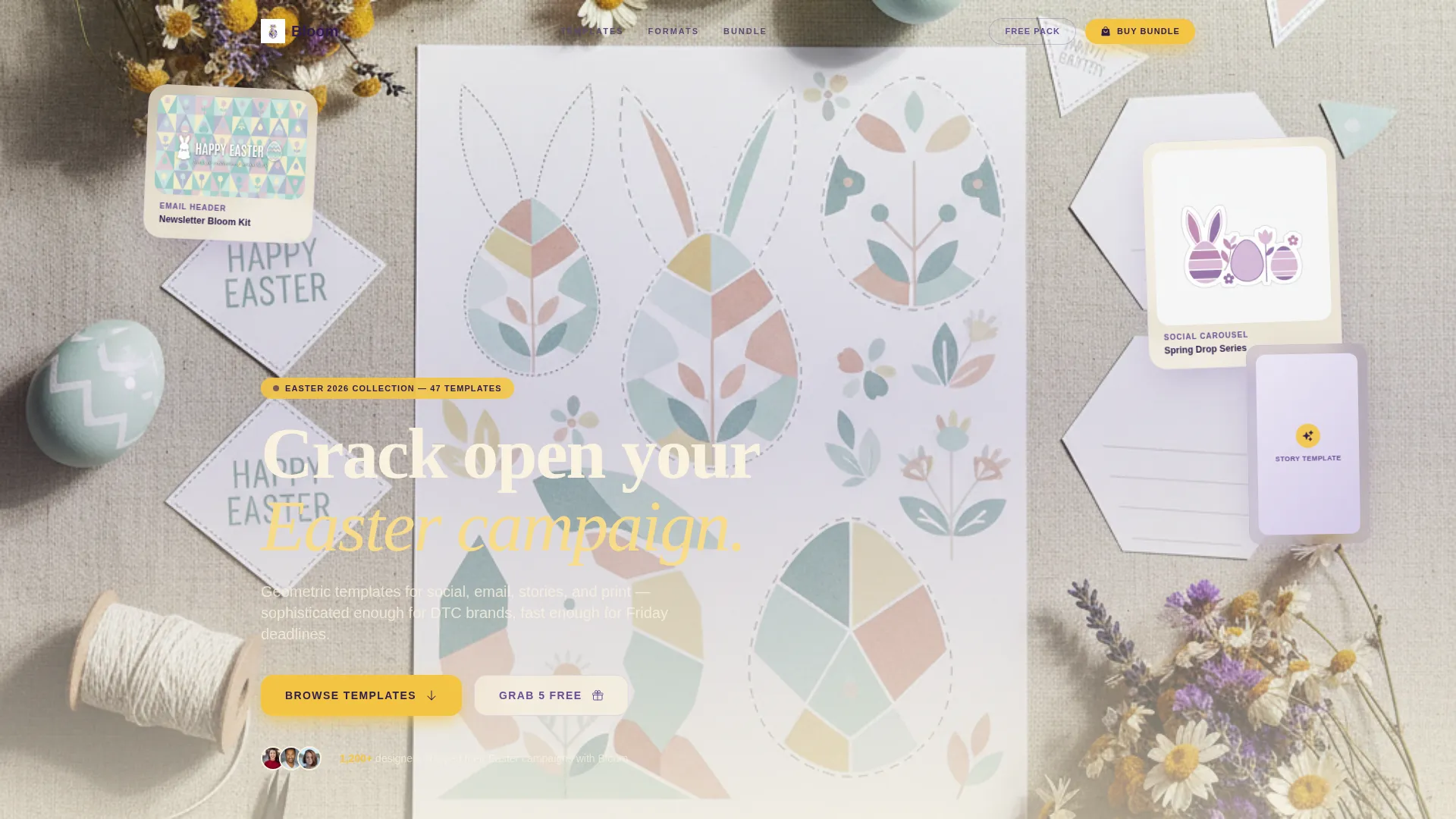 Easter Business Reviews Website Template