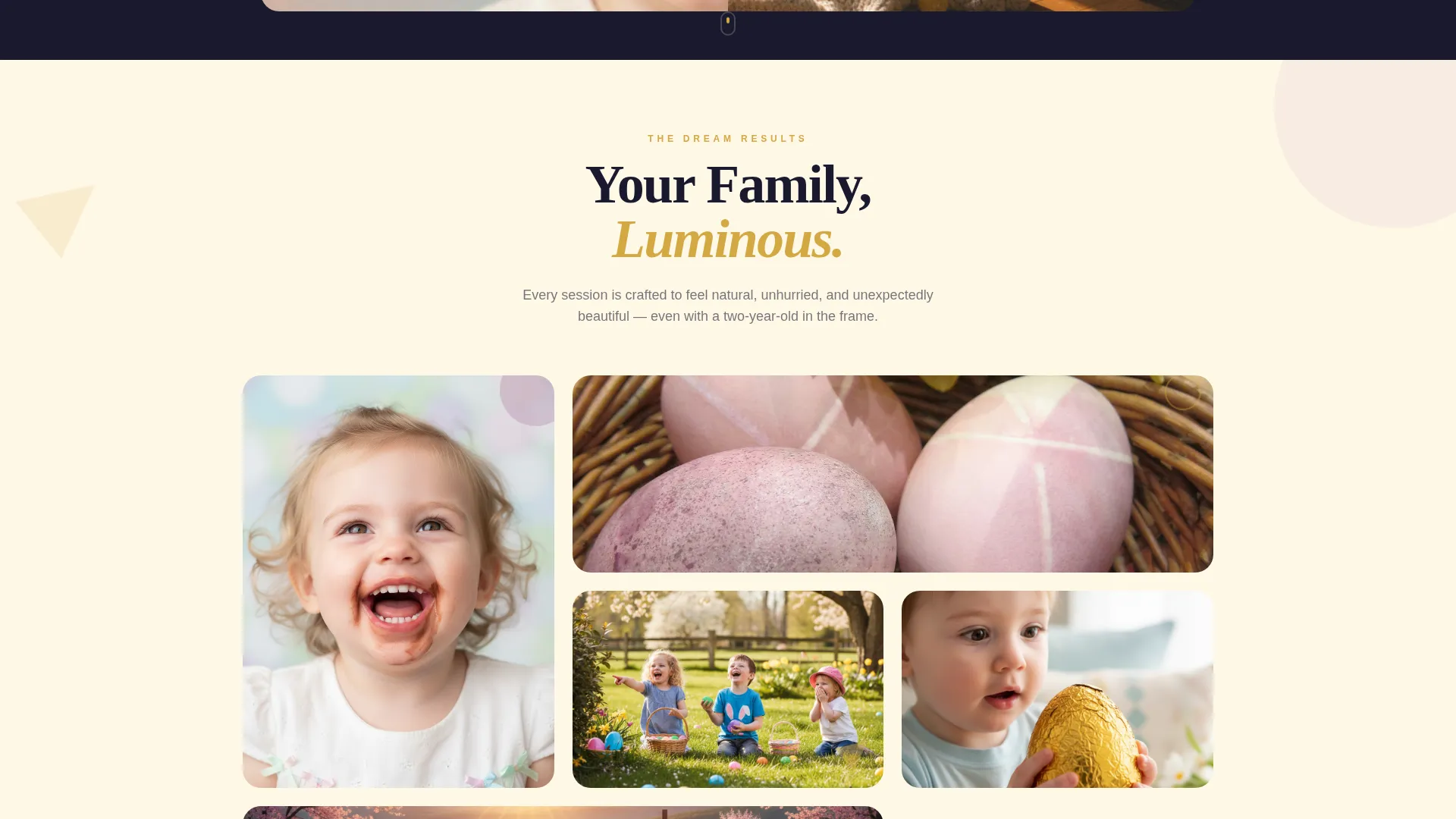 Easter Business Booking Website Template