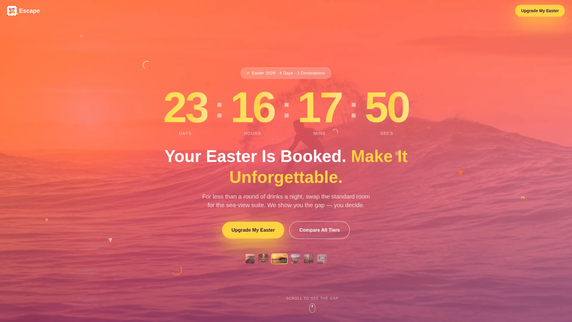 Easter Business Pricing Website Template