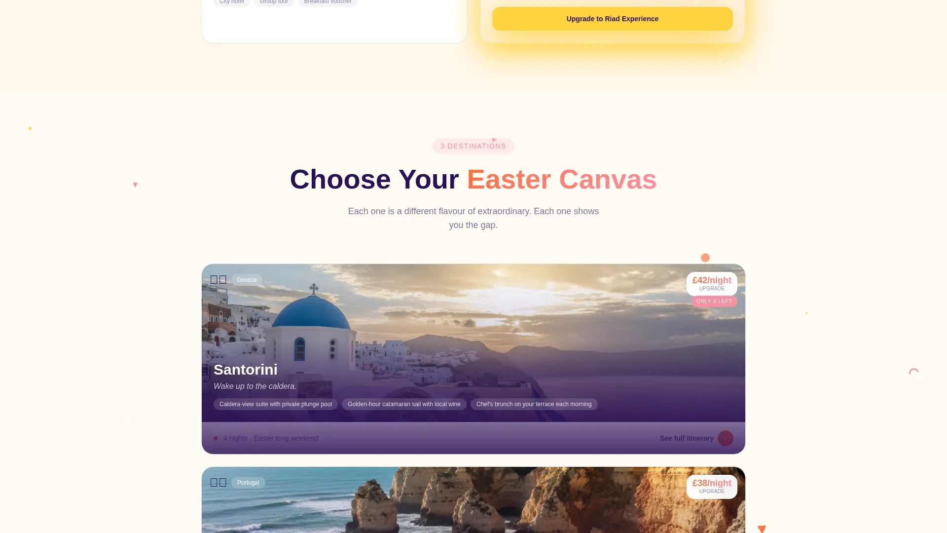 Easter Business Pricing Website Template