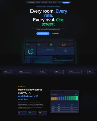 Dynamic Hospitality Landing Page Template