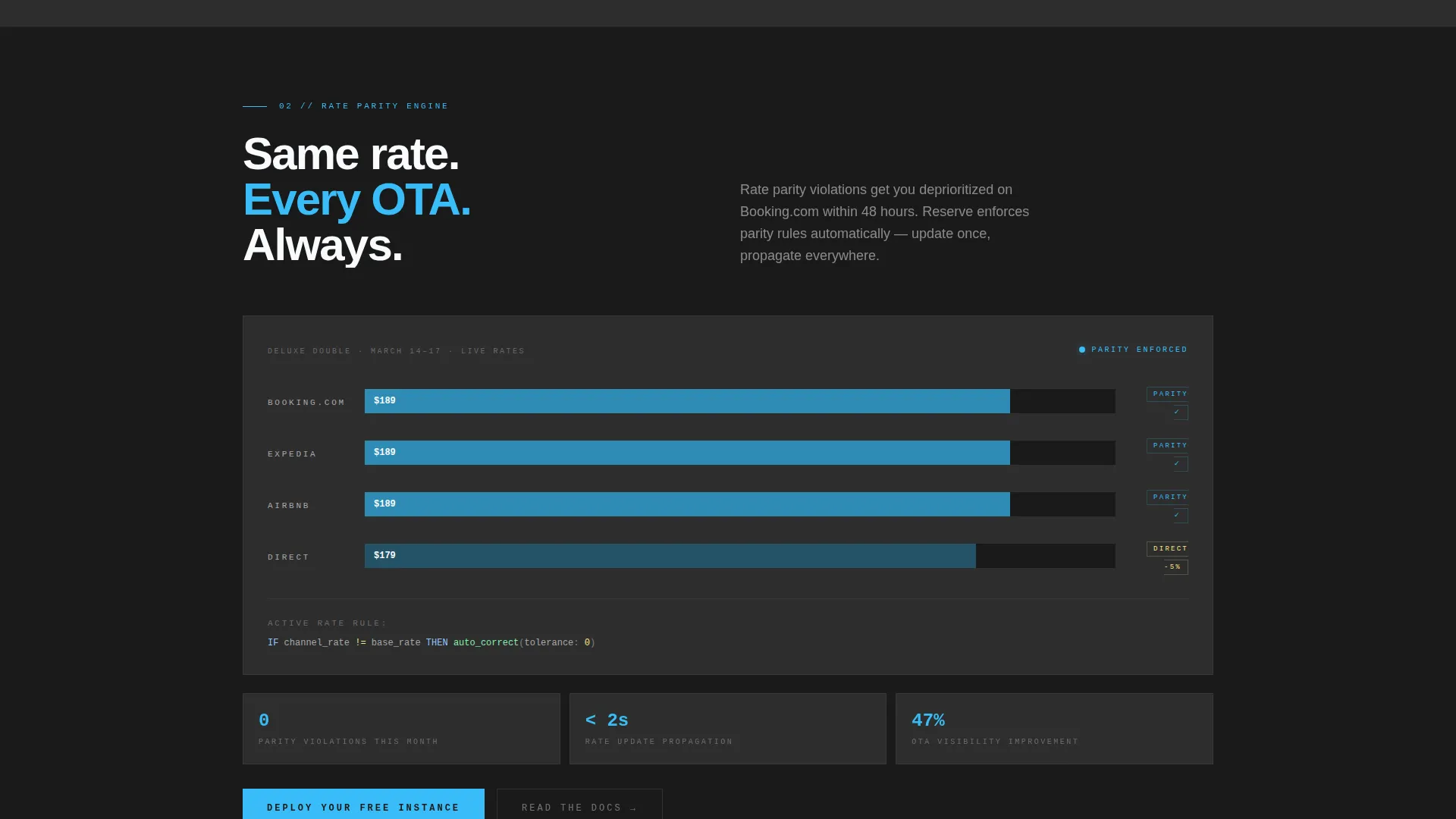Bold Brutalist Hospitality Booking Landing Page