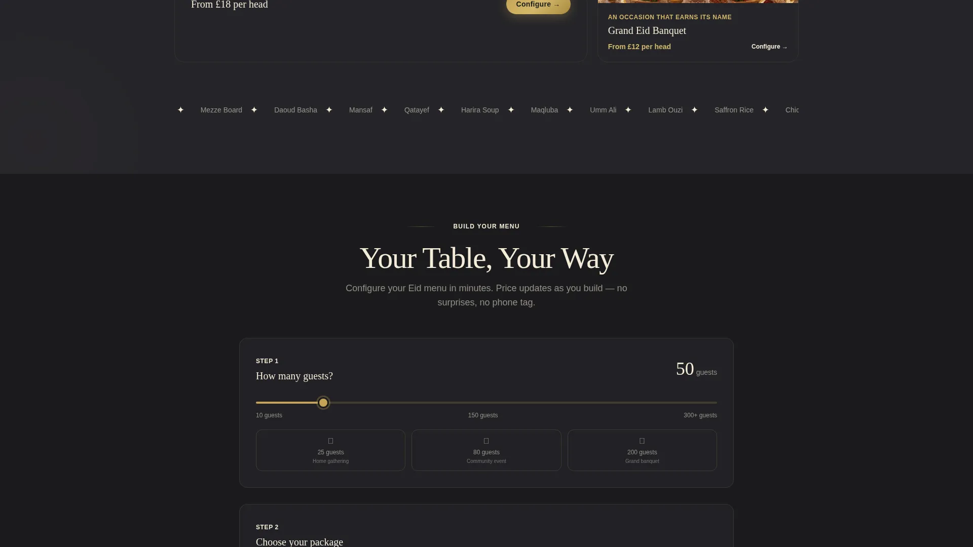 Eid Business Pricing Website Template
