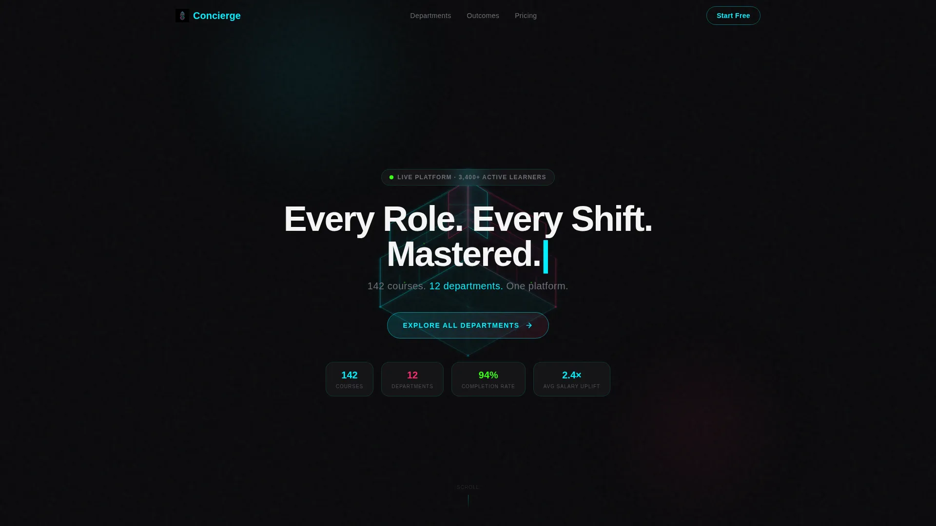 Luxury Hospitality Landing Page Template