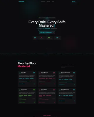 Luxury Hospitality Landing Page Template