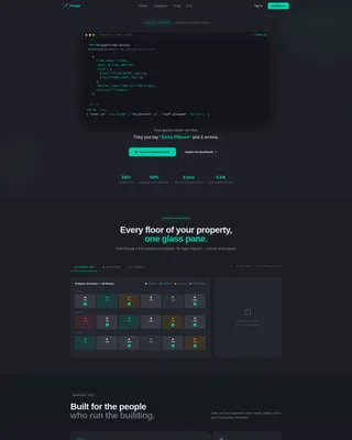 Hospitality Customer Portal Landing Page Template