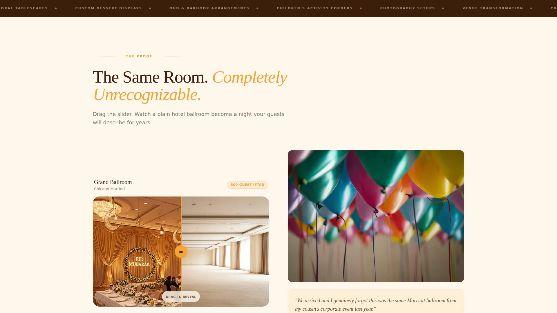 Eid Business Booking Website Template
