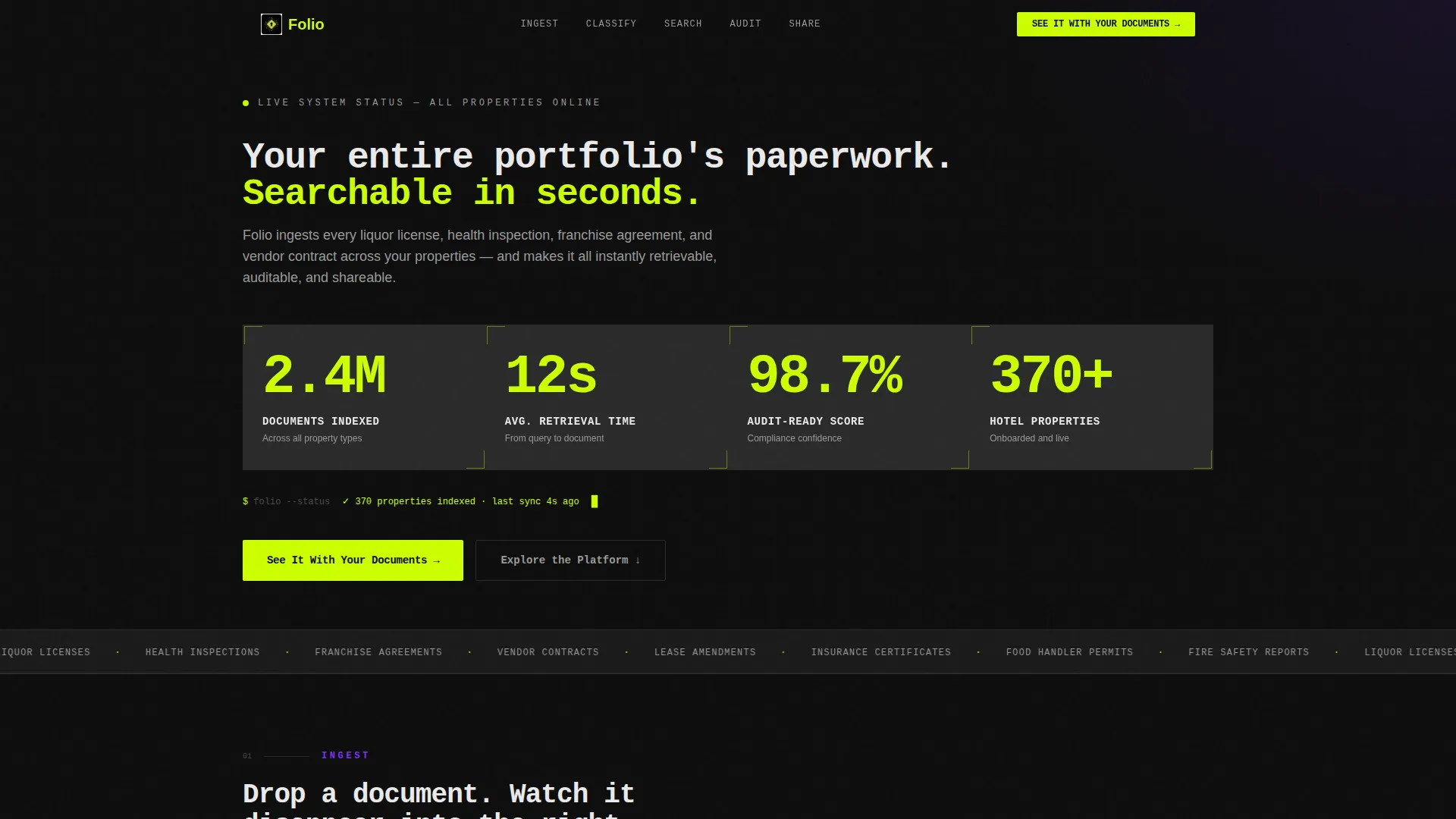 High-Converting Document Landing Page Template