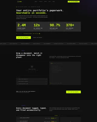 High-Converting Document Landing Page Template