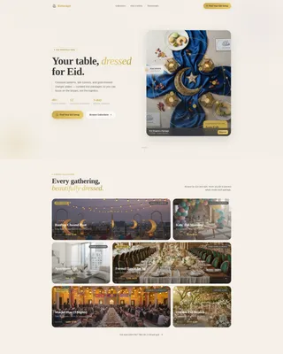 Eid Business Specialist Booking Website Template