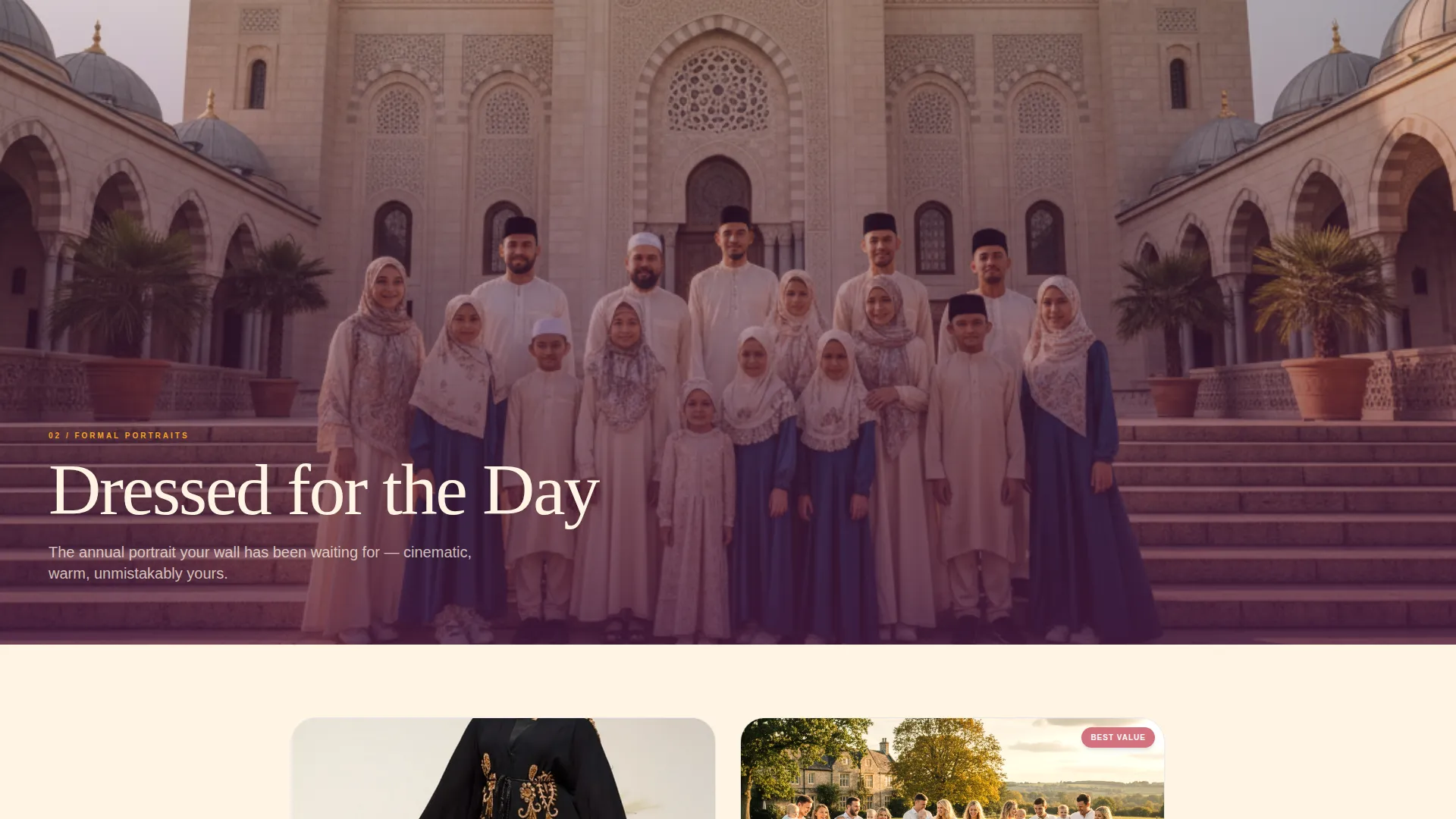Eid Business Booking Website Template