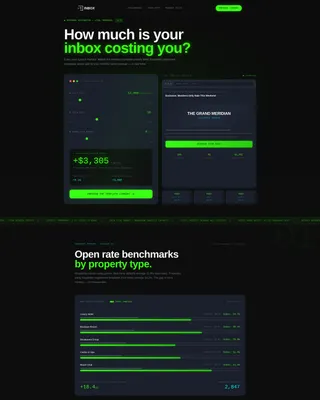 Hospitality Email Newsletter Landing Page Template