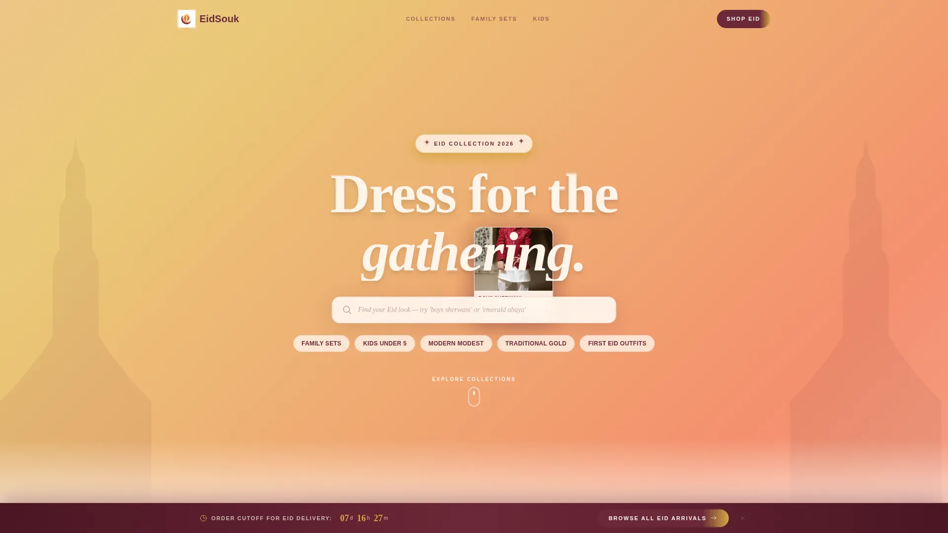 Eid Business Blog Website Template