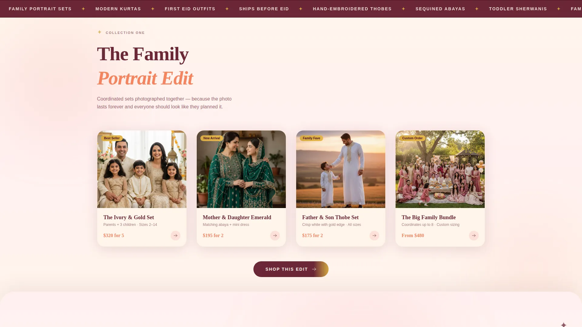 Eid Business Blog Website Template