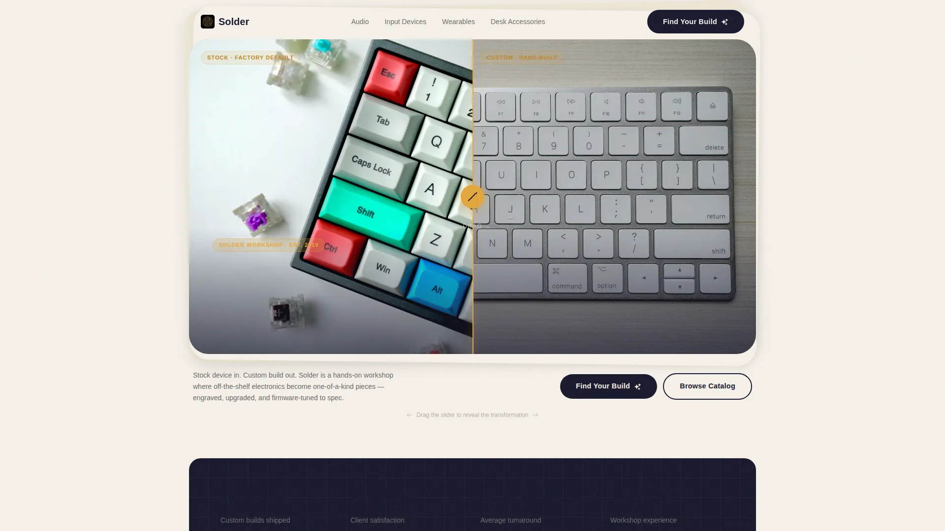 Electronics E-Commerce Portfolio Website Template