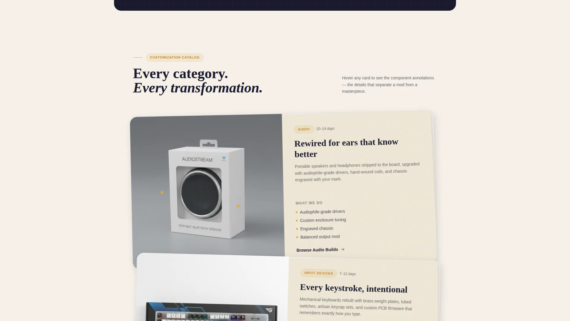 Electronics E-Commerce Portfolio Website Template